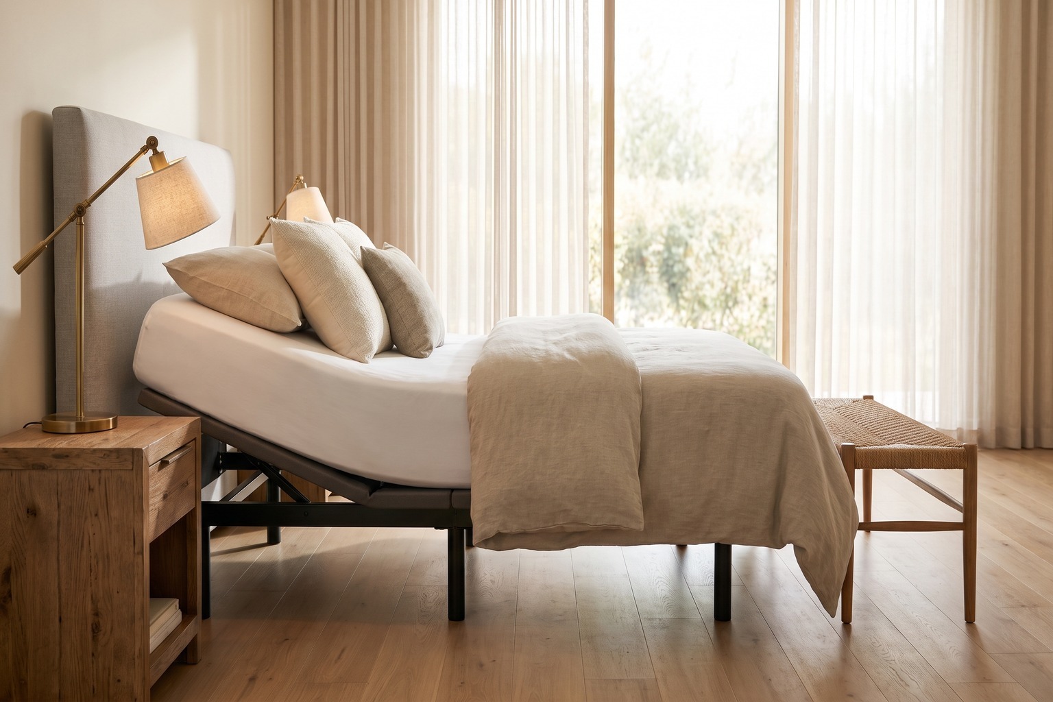 lit ajustable chambre